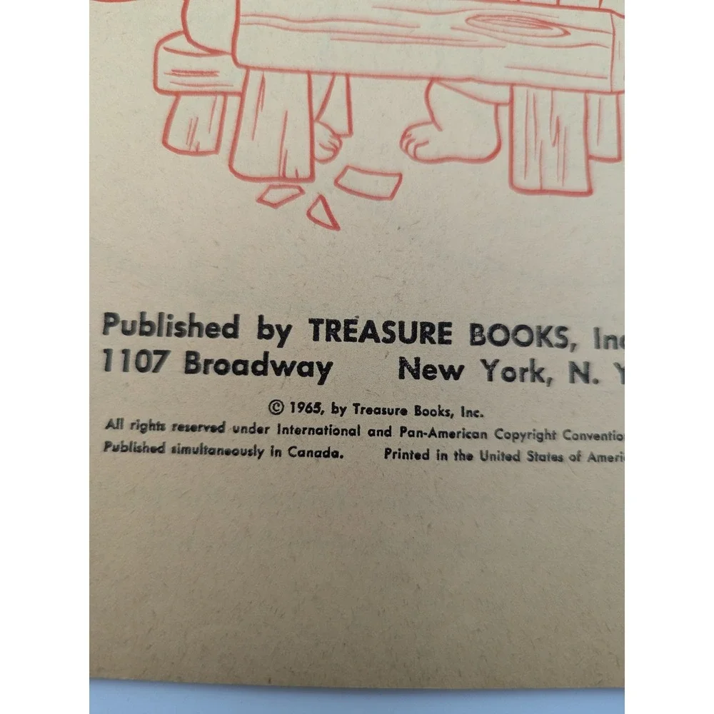The Trolls Coloring‎ Book Treasure Books 1965 Vtg Childrens Activity Collectible